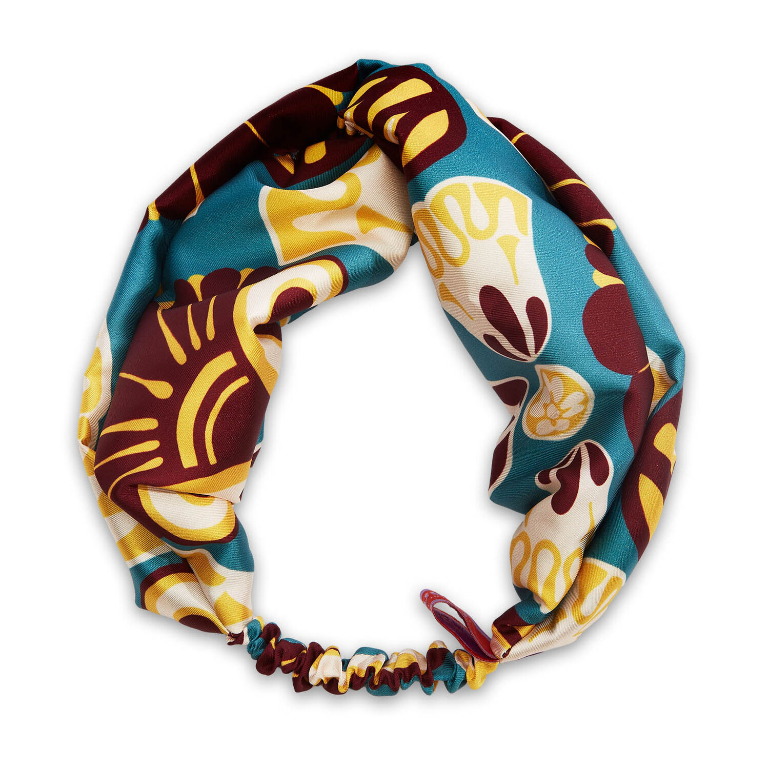 La Doublej Pinup Headband In Dendera Light Blue