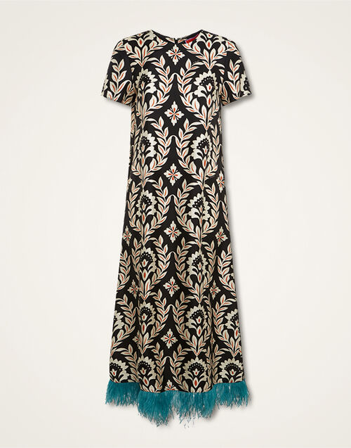 La DoubleJ Swing Dress Ghirlanda Black DRE0316SIL001GHI01BL01