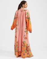 La DoubleJ Cerere Dress La DoubleJ Cerere Dress Folk Flowers Rosa Placée DRE0399SIL009FFL0002