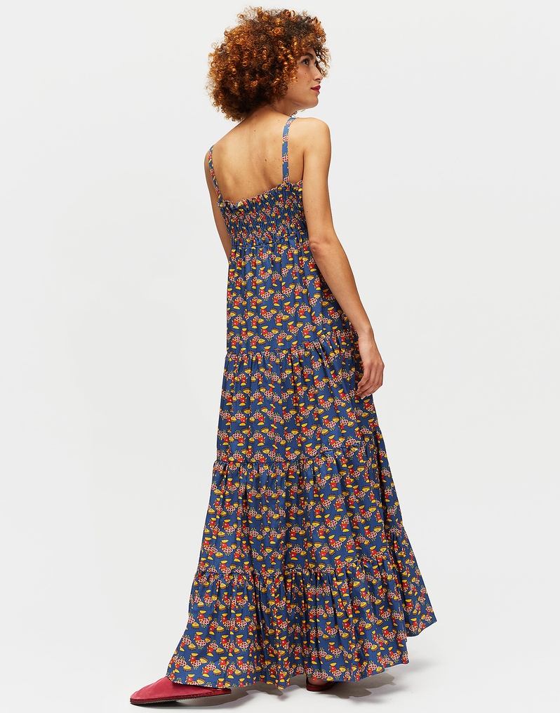 LaDoubleJ Bouncy Dress LaDoubleJ Bouncy Dress Galletti Blu DRE0042COT001GAL0003