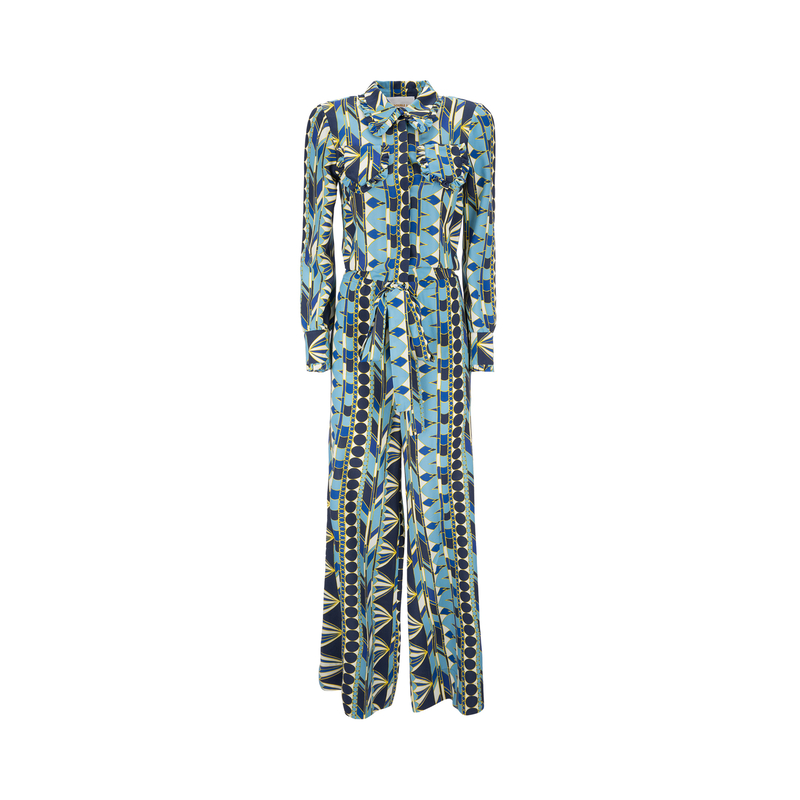 LaDoubleJ Jumpsuit LaDoubleJ Jumpsuit Umbrellas Blu DRE0072VIS001OMB0003