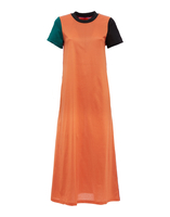 La DoubleJ Sporty Swing Dress La DoubleJ Sporty Swing Dress Color Block Rust DRE0247JER018CLB0001