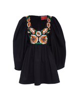 La DoubleJ Dolly Embroidered Dress La DoubleJ Dolly Embroidered Dress Solid Black DRE0422COT001BLA0001