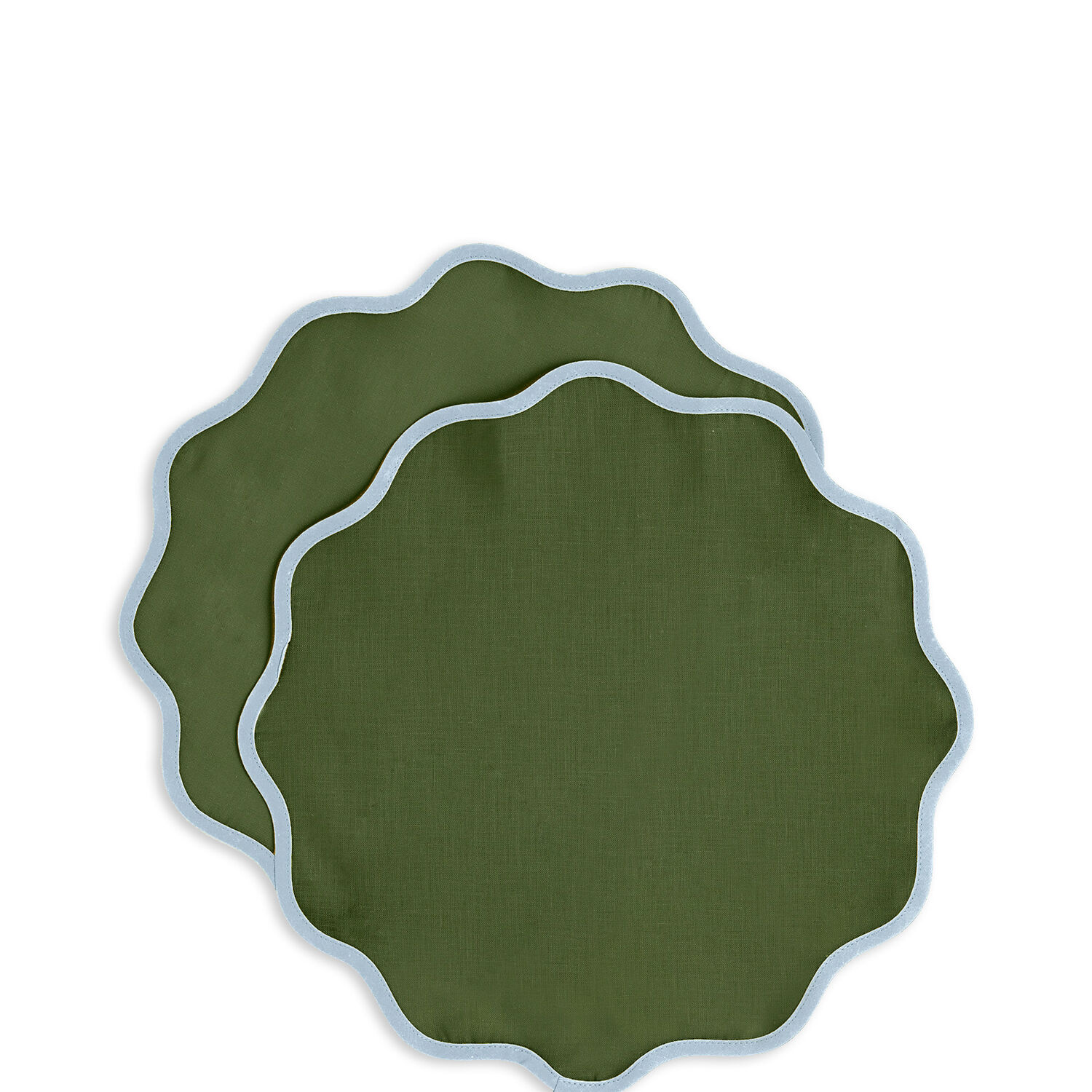 La Doublej Cloud Tablemat Set Of 2 In Ranbow Bosco