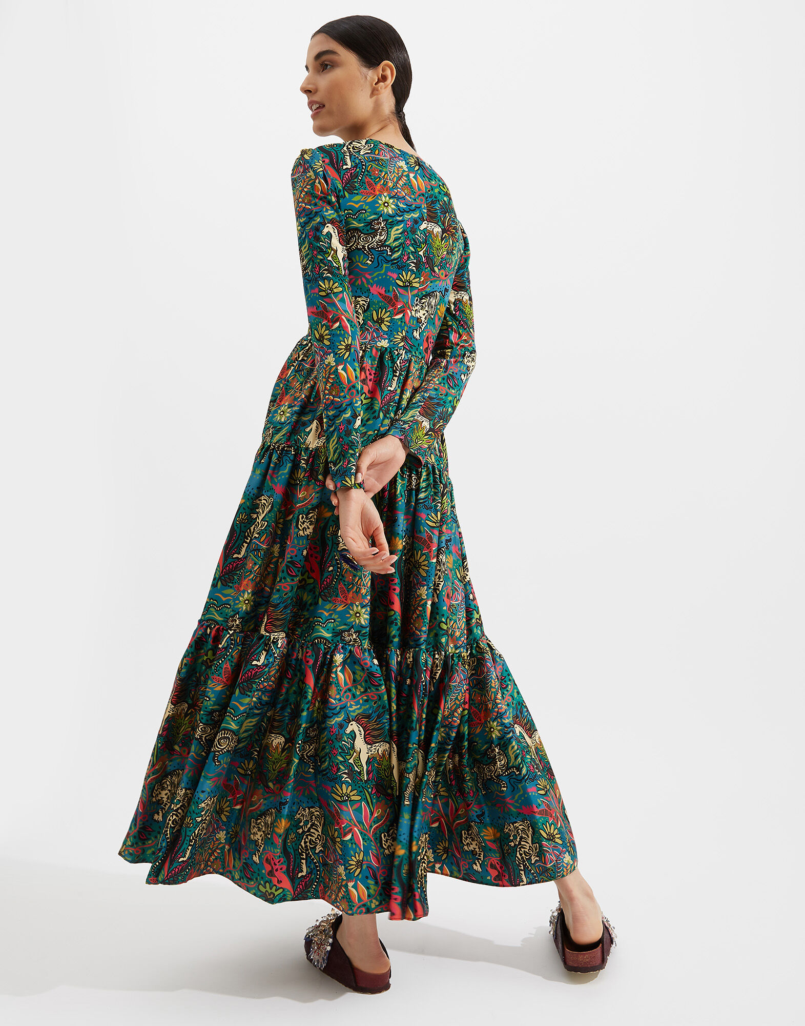 La DoubleJ Big Dress Giungla DRE0172SIL001GIU0001