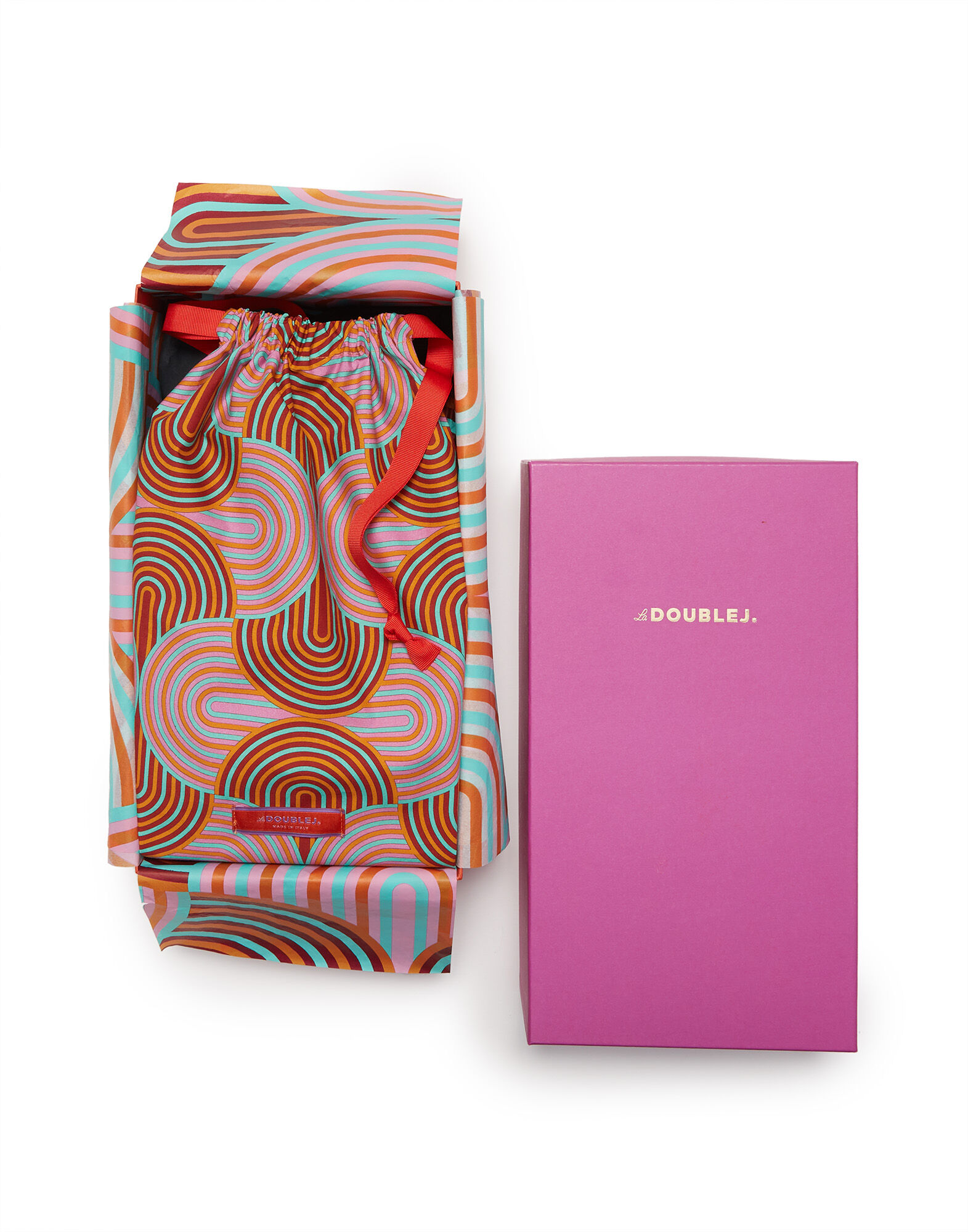 La DoubleJ Feather Slipper Solid Bordeaux SHO0007RAS005BOR0001