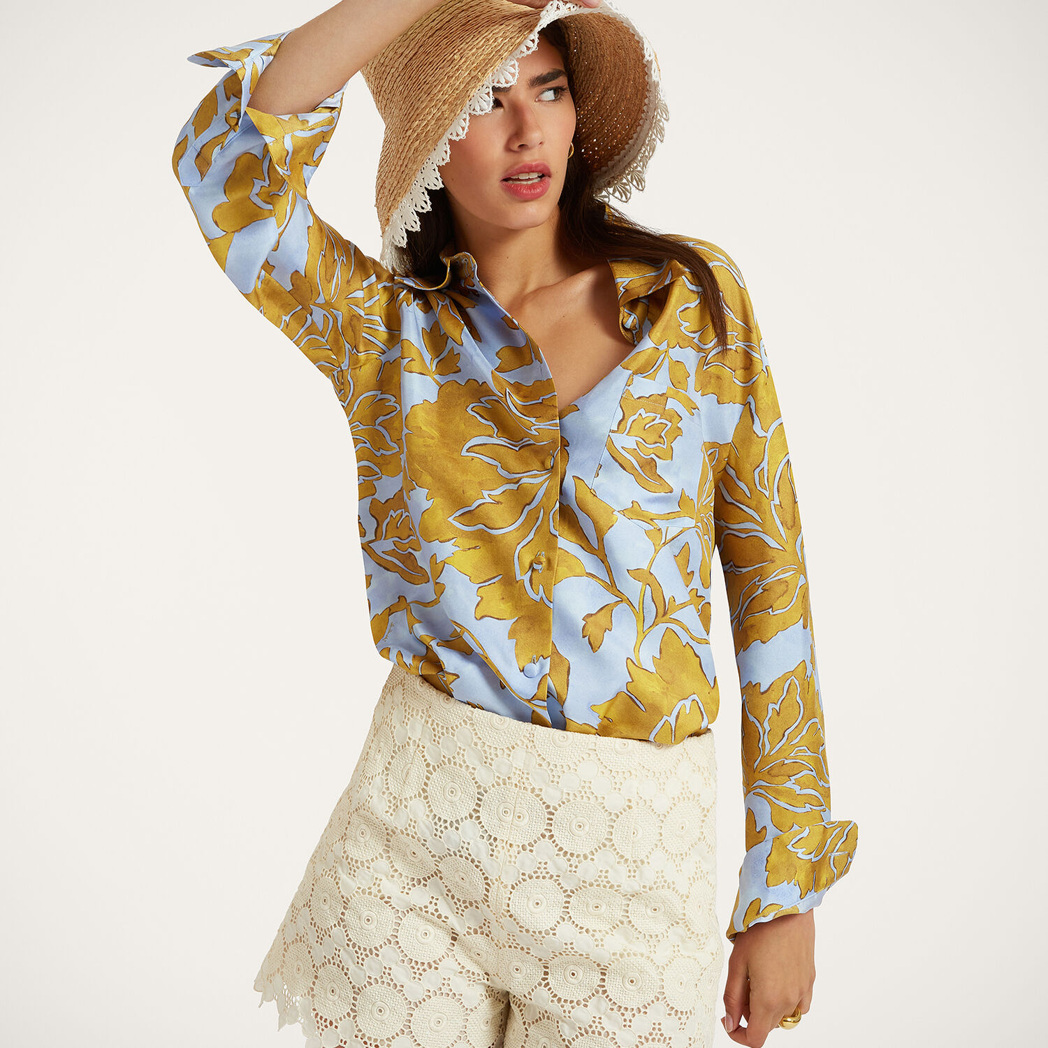 La Doublej Boy Shirt In Blue