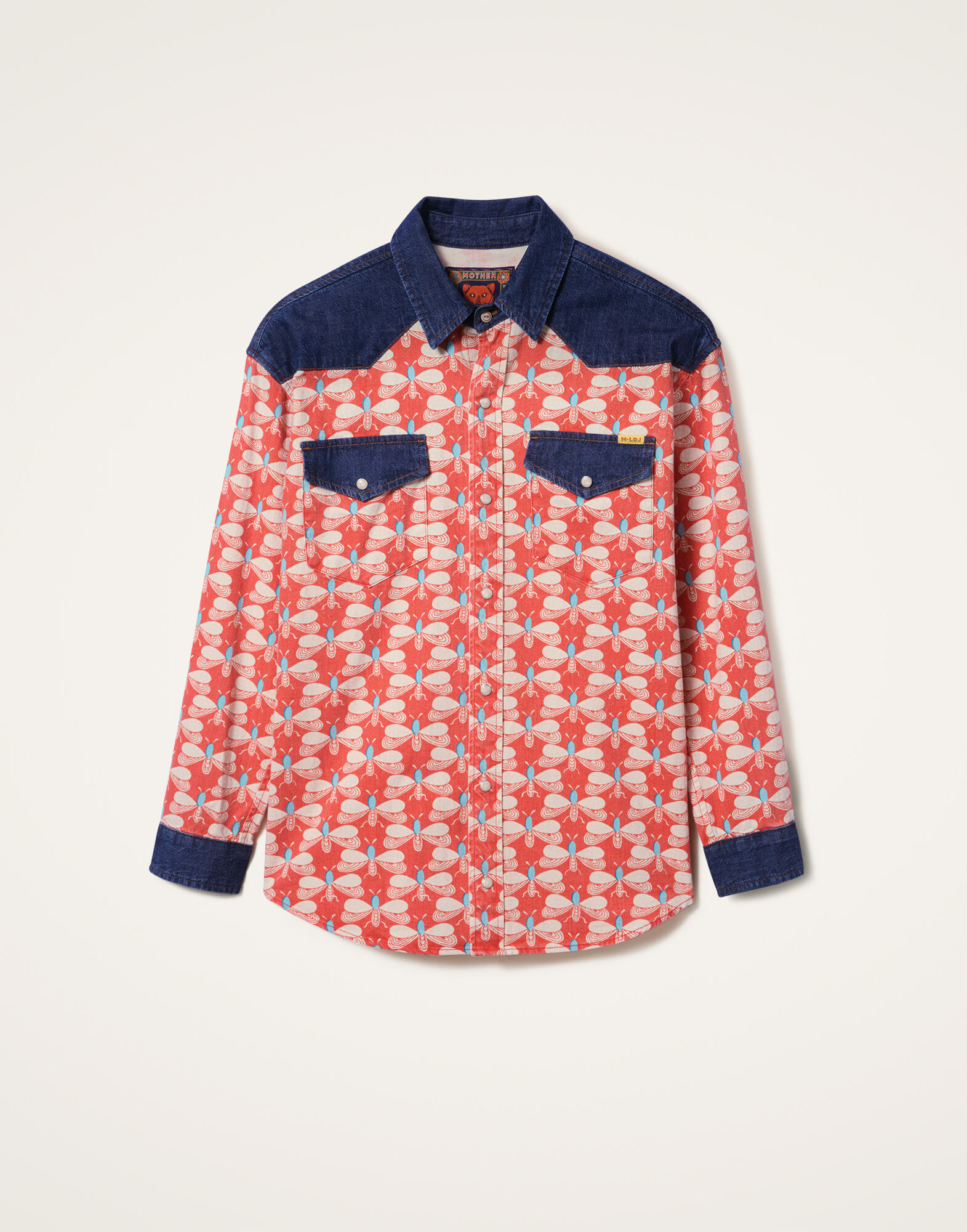 La DoubleJ The Tycoon Shirt Pull My Petaltail Orange SHI0136COT072PET03OR02