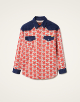 La DoubleJ The Tycoon Shirt La DoubleJ The Tycoon Shirt Pull My Petaltail Orange SHI0136COT072PET03OR02