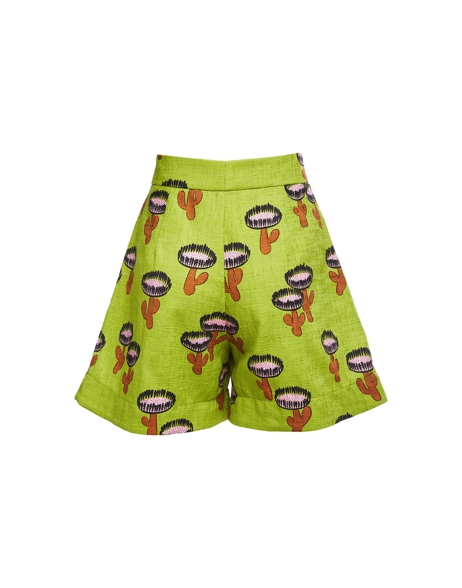 LaDoubleJ Good Butt Shorts Chirpy Cactus Verde TRO0010COT005CHI0002