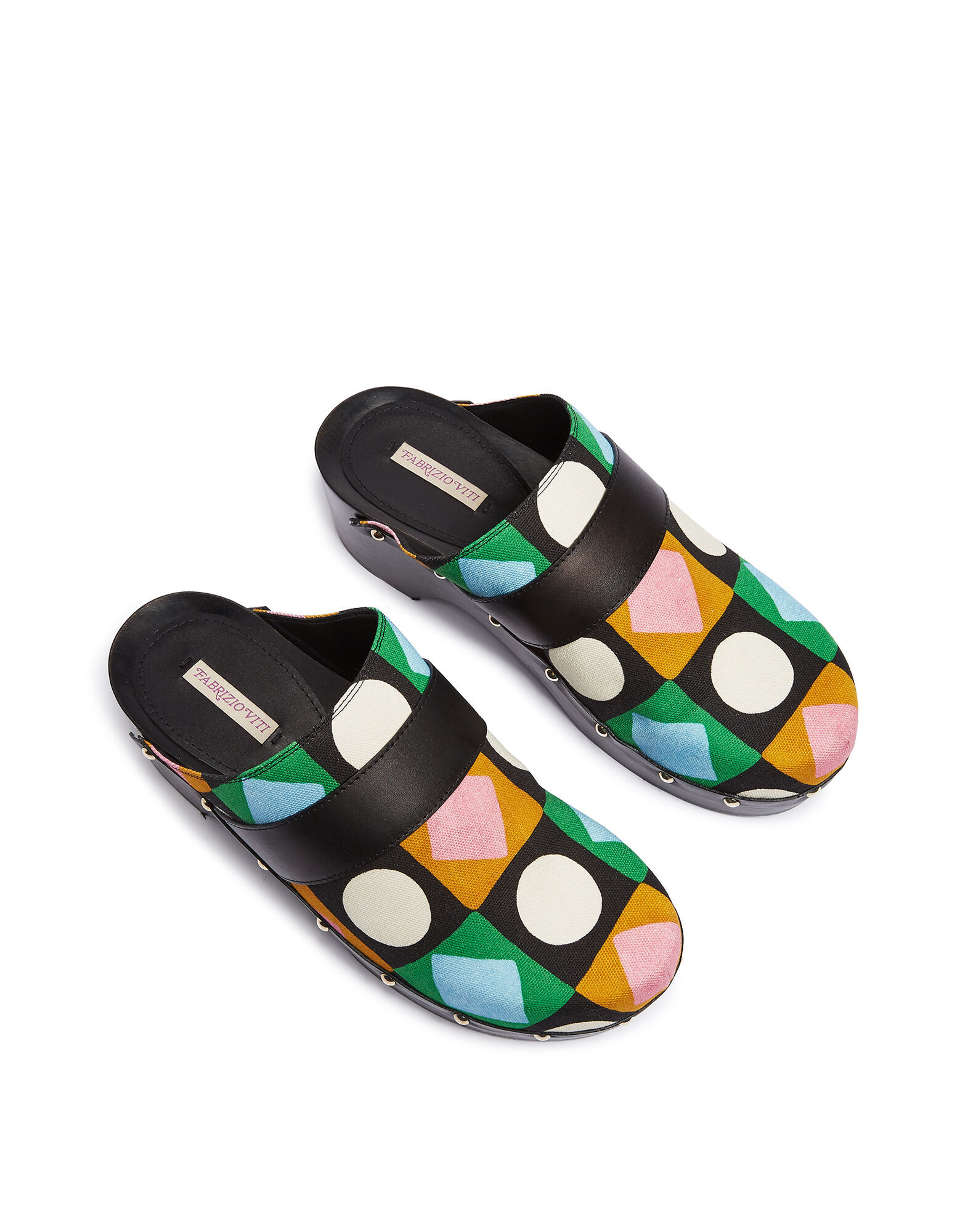 LaDoubleJ LDJ X Fabrizio Viti Jean Clogs Lucky Charms SHO0001COT017CHA0001