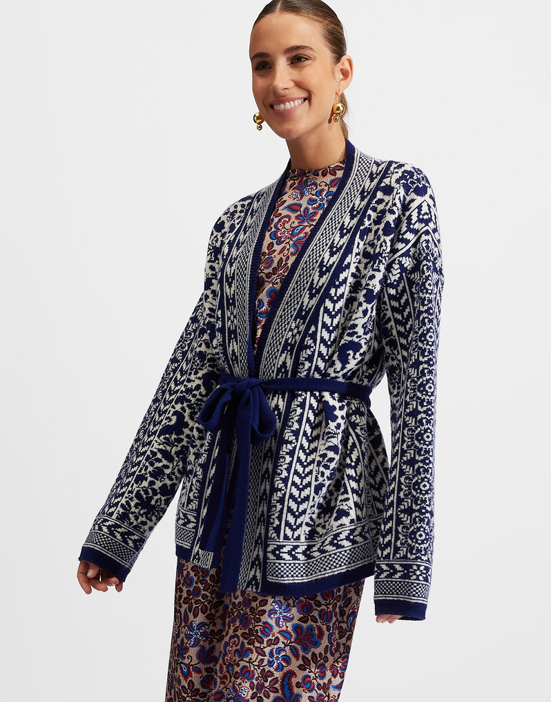 La DoubleJ Cozy Cardigan La DoubleJ Cozy Cardigan Navy JAC0053KNI060VAR0116