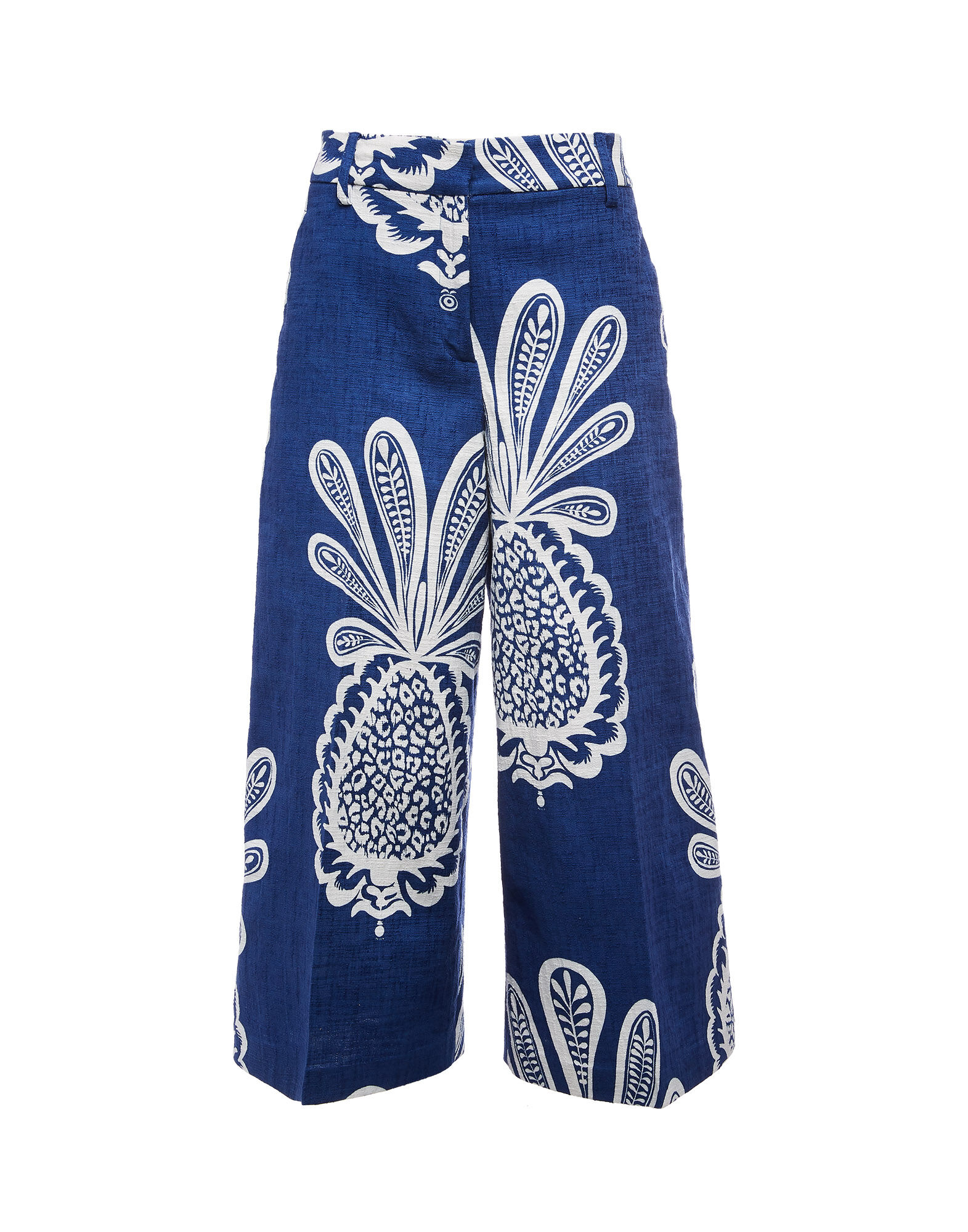 LaDoubleJ Coulotte Pants Big Pineapple Blu TRO0027COT005PNP0002