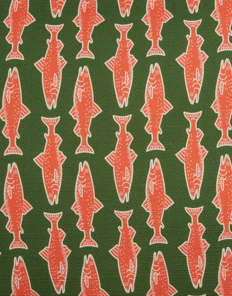La DoubleJ Cushion (45X45) La DoubleJ Cushion (45X45) Como Fish Green CUS0013COT034CMF0002