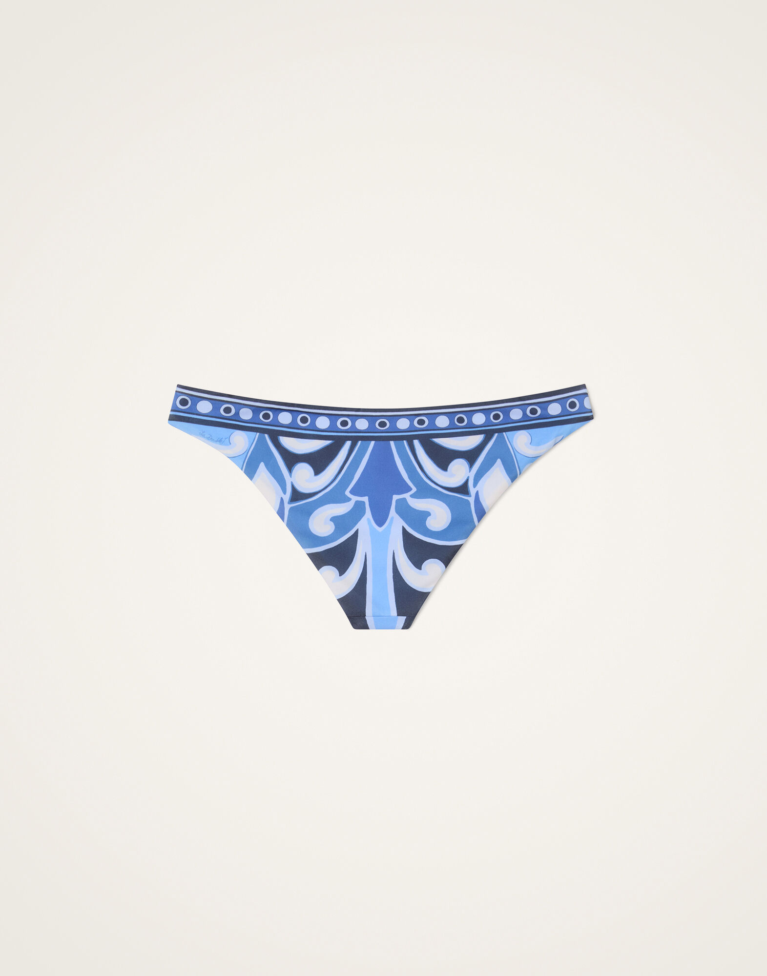 La DoubleJ Bikini Bottom Cocoon Plac&eacute;e Blue SWI0033LYC009COC02BU03