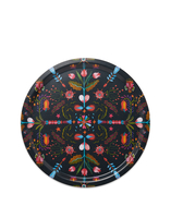 La DoubleJ Round Printed Tray La DoubleJ Round Printed Tray Turning Tulips TRA0002WOD001HLE0010