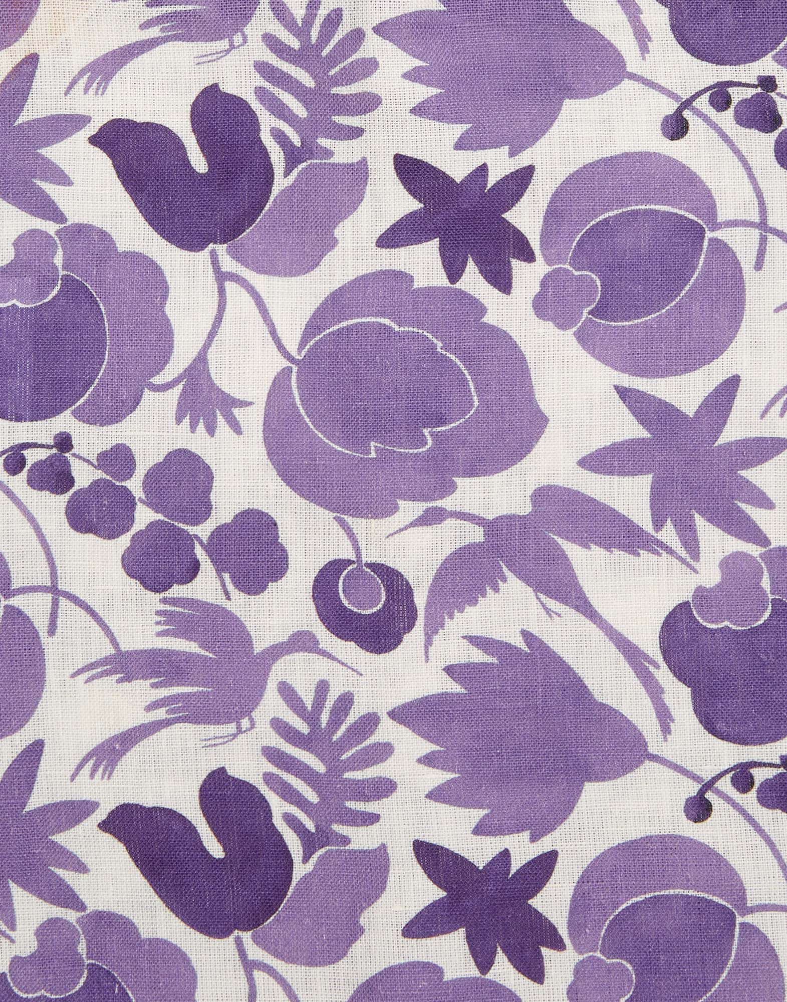 La DoubleJ Large Napkins Set Of 2 Wildbird Viola Small NAP0006LIN001CER0020