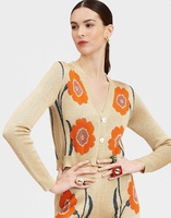 La DoubleJ Daisychain Mini Cardigan La DoubleJ Daisychain Mini Cardigan Orange & Gold PUL0181KNI097VA209YE05