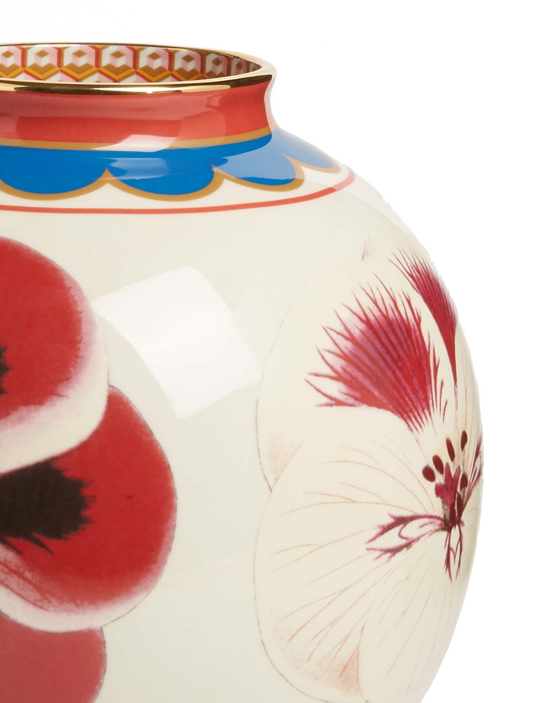 La DoubleJ Bubble Vase La DoubleJ Bubble Vase Pansy VAS0003CER001PAN0005