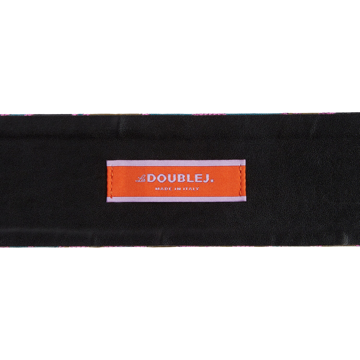 La Doublej Medium Belt In Spritz Blue Petrol