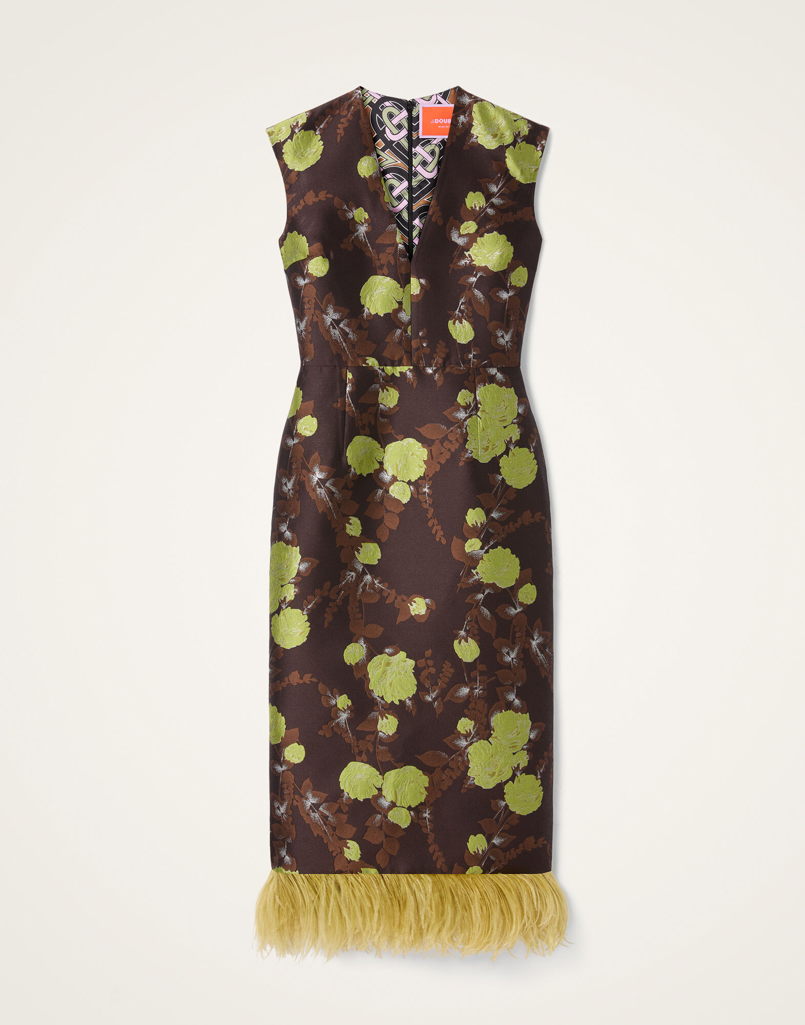 La DoubleJ Sleek Dress Devon Brown DRE1138JCQ141DEV05BR02