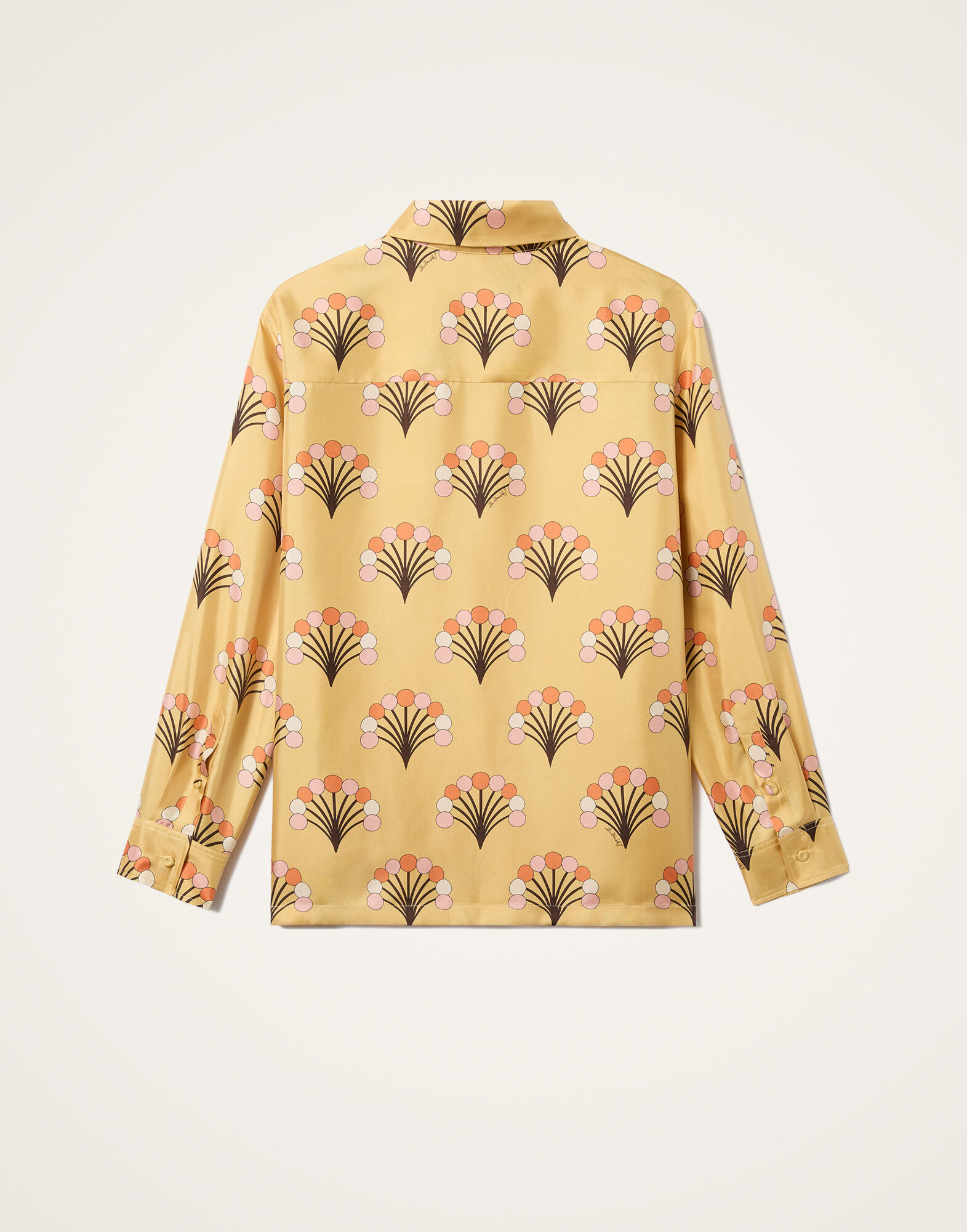 La DoubleJ Boy Shirt Florette Yellow SHI0001SIL001FLO05YE02