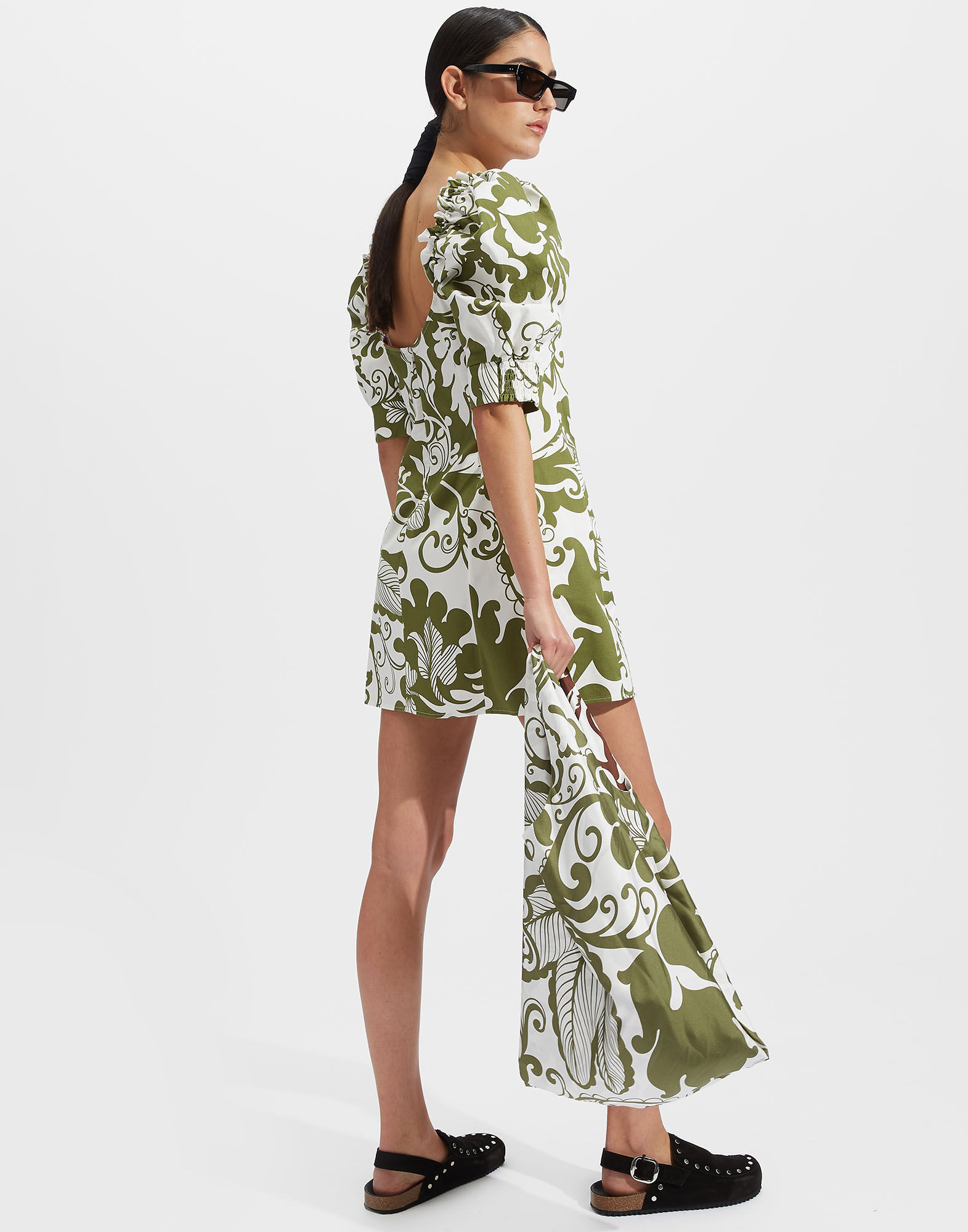 La DoubleJ Mini Sexy Dress Marea Olive DRE0342COT006MRE0006