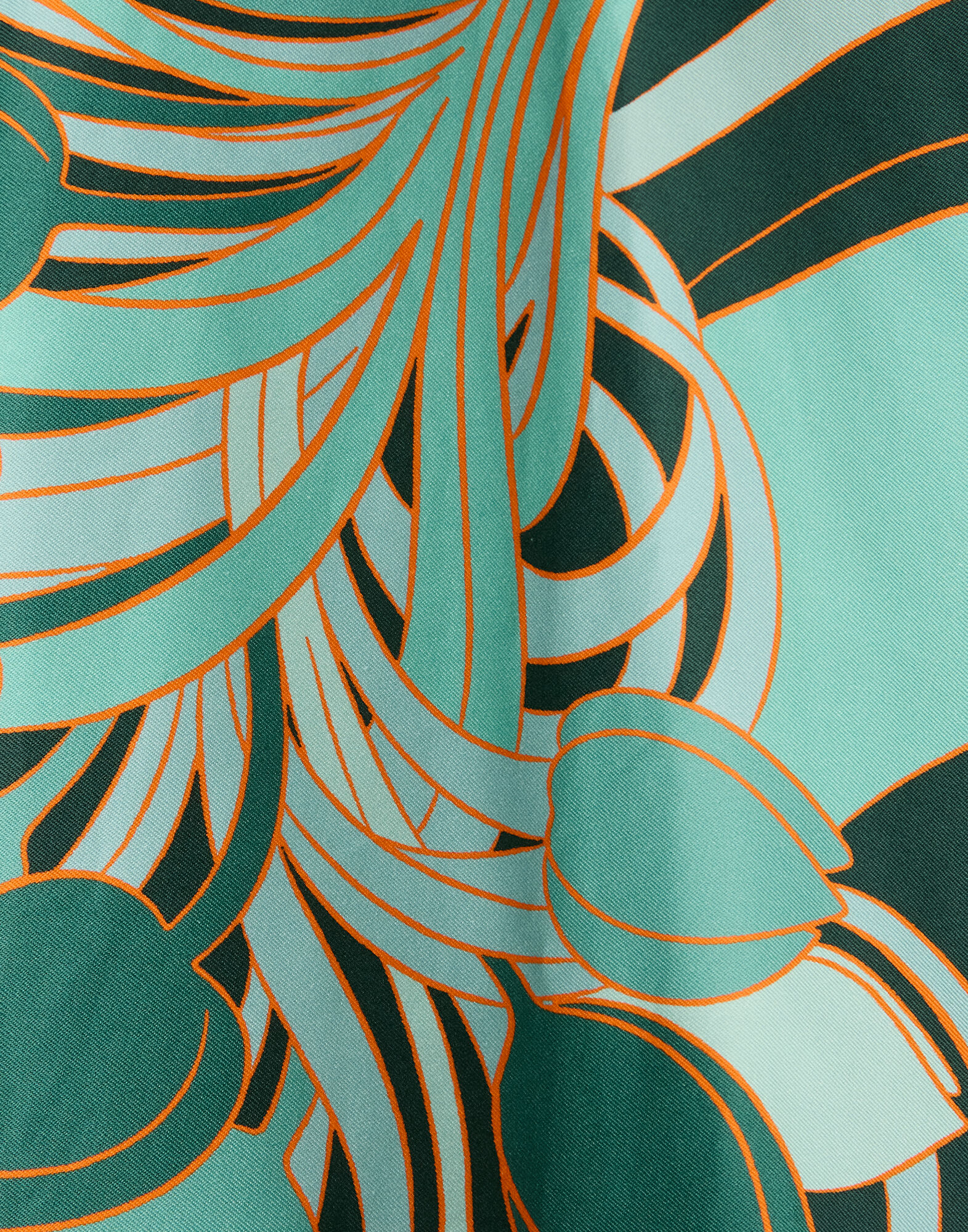 La DoubleJ Ballerina Skirt Blooming Tulip Plac&eacute;e Dark Green SKI0199COT094BTU01GR03