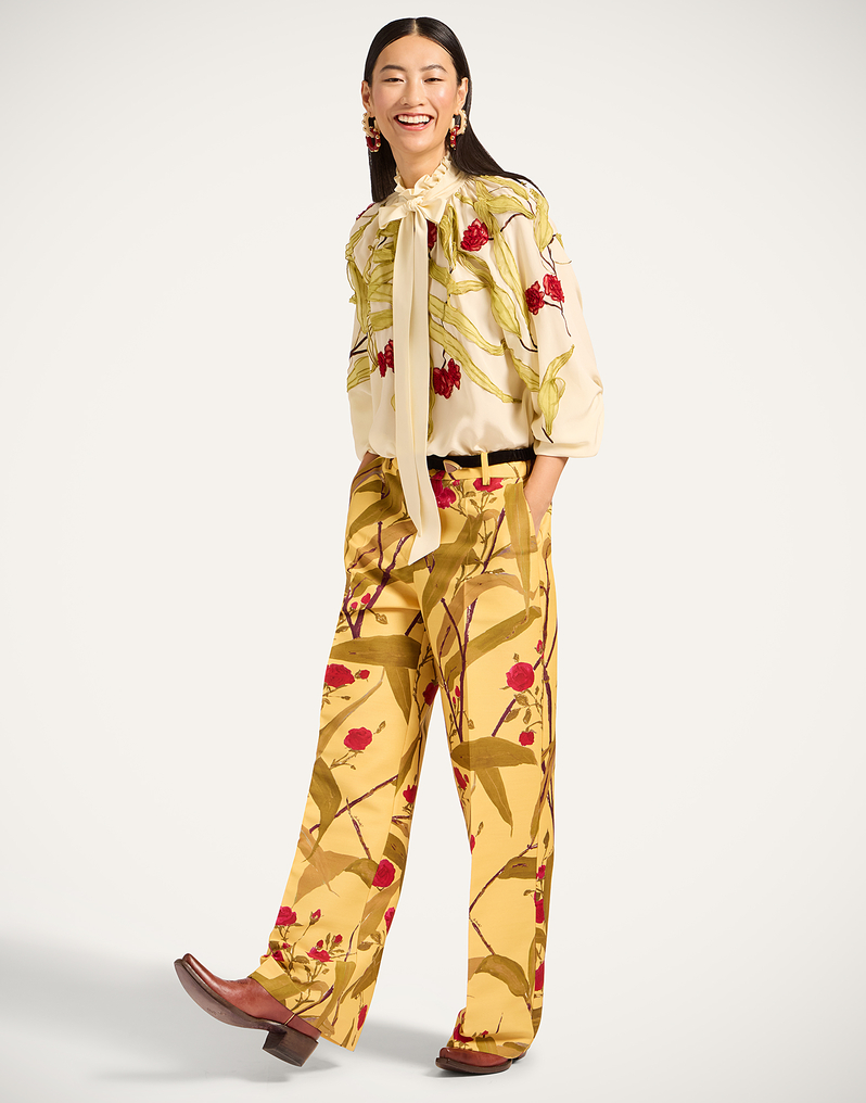 La DoubleJ Cerere Blouse La DoubleJ Cerere Blouse Bamboo Buttercream SHI0149EMB117BMB04WH09