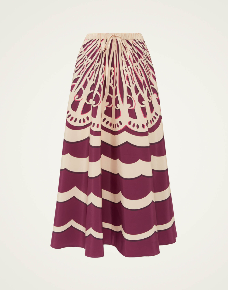 La DoubleJ Drawstring Skirt La DoubleJ Drawstring Skirt Fans Placée Purple SKI0106FAI002FAN03PU01