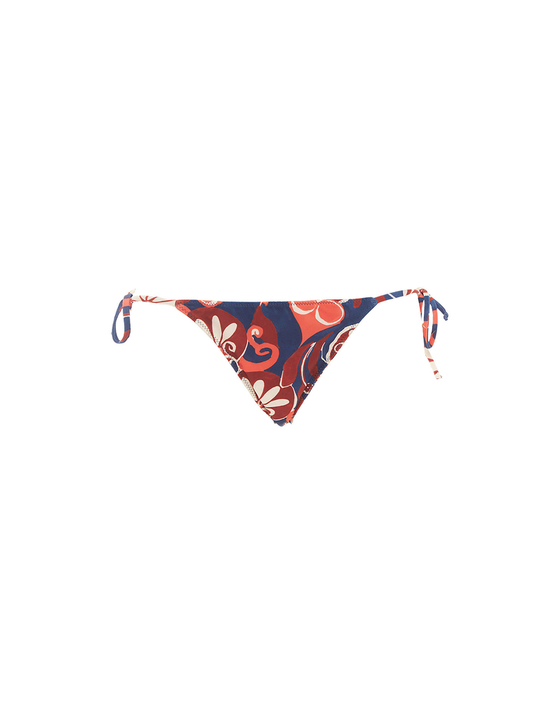La DoubleJ Triangle Bikini Bottom La DoubleJ Triangle Bikini Bottom Moonflower Navy SWI0004LYC001MOO01BU06
