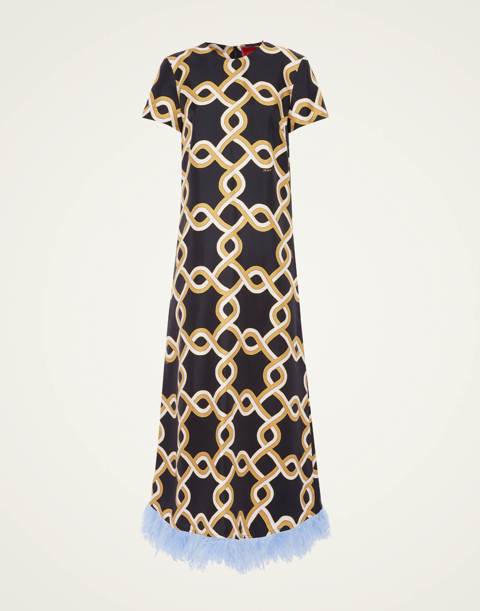 La DoubleJ Swing Dress Tackle Black DRE0316SIL001TAC01BL01