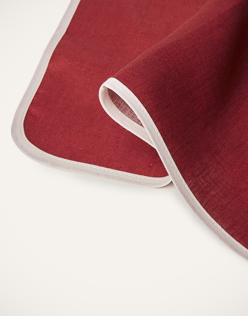 La DoubleJ Large Napkins Set Of 2 La DoubleJ Large Napkins Set Of 2 Rainbow Vino NAP0010LIN006RAI0020