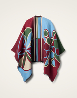 La DoubleJ Poncho La DoubleJ Poncho Eclipse Placée Multicolor SCA0064WOL028ECL05MU01