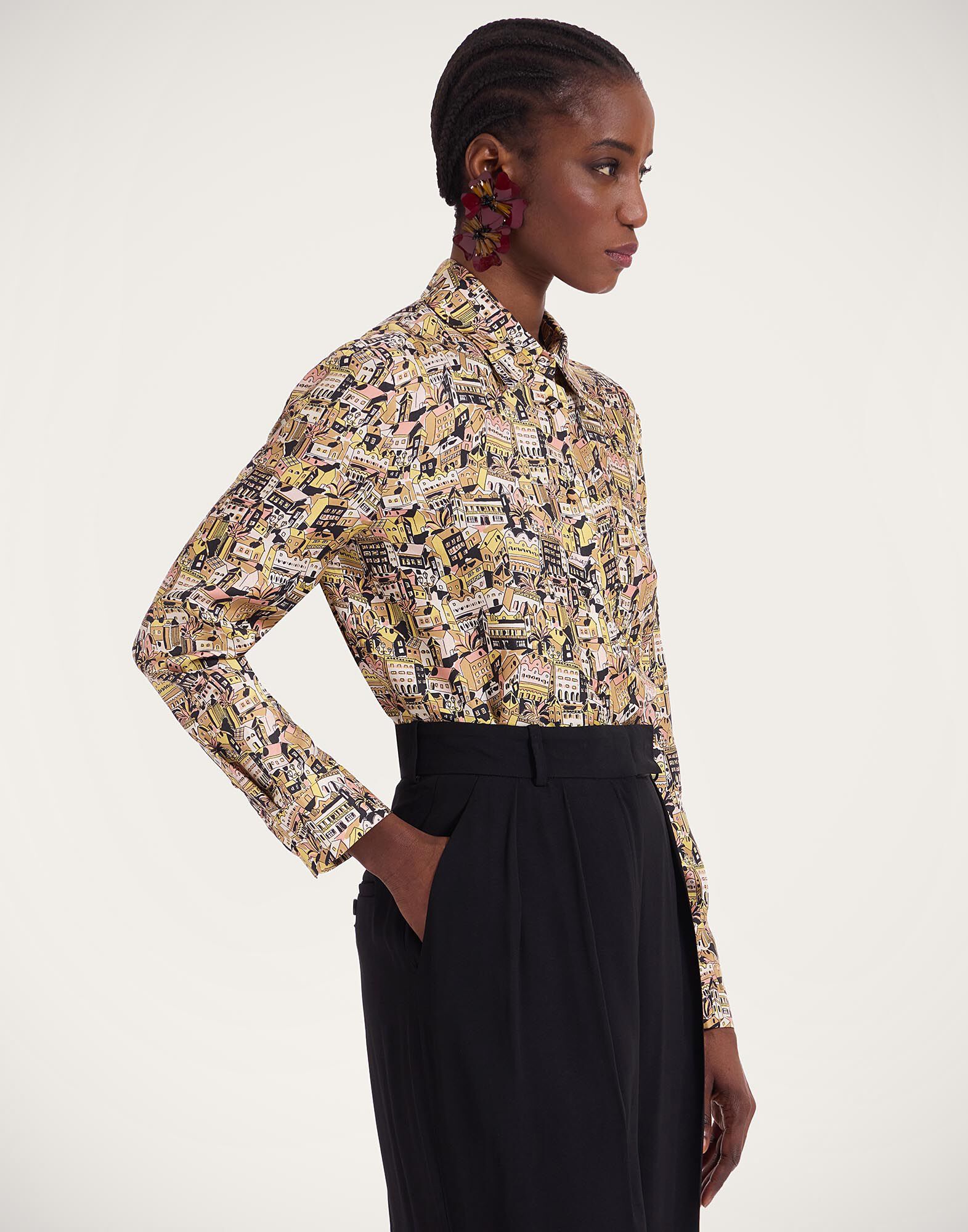 La DoubleJ Boy Shirt Scicli Light Pink SHI0001SIL001CLI01PI02