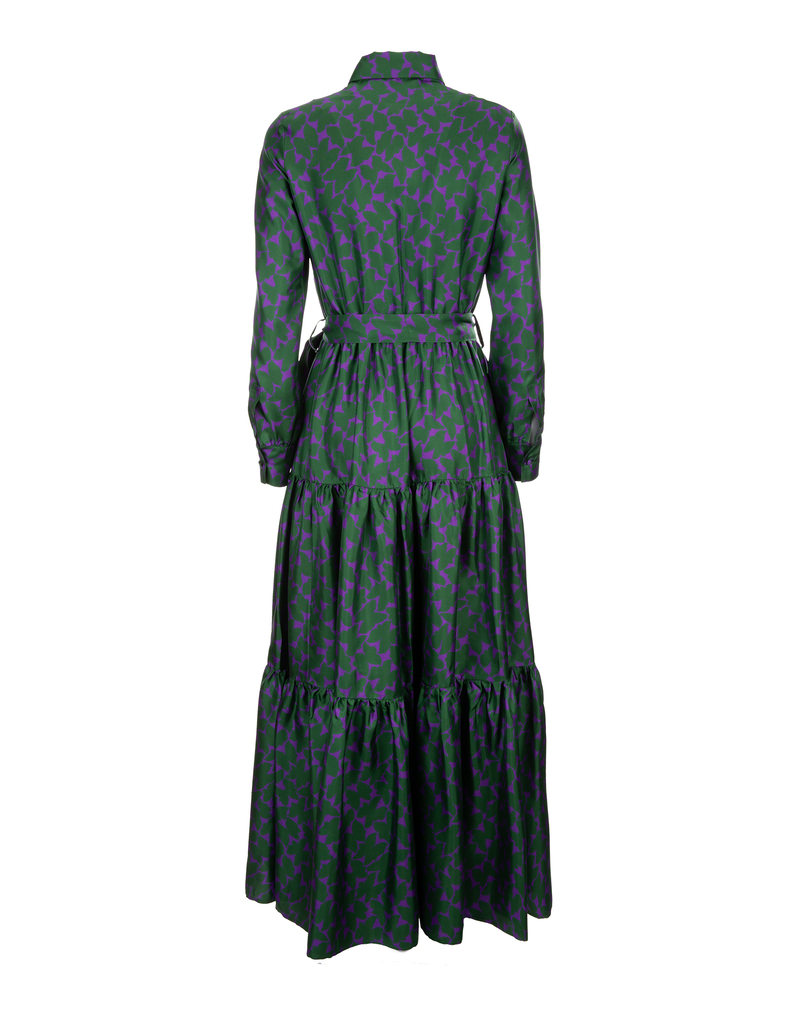 LaDoubleJ Bellini Dress LaDoubleJ Bellini Dress Farfalline Verde DRE0016SIL001FAF0002