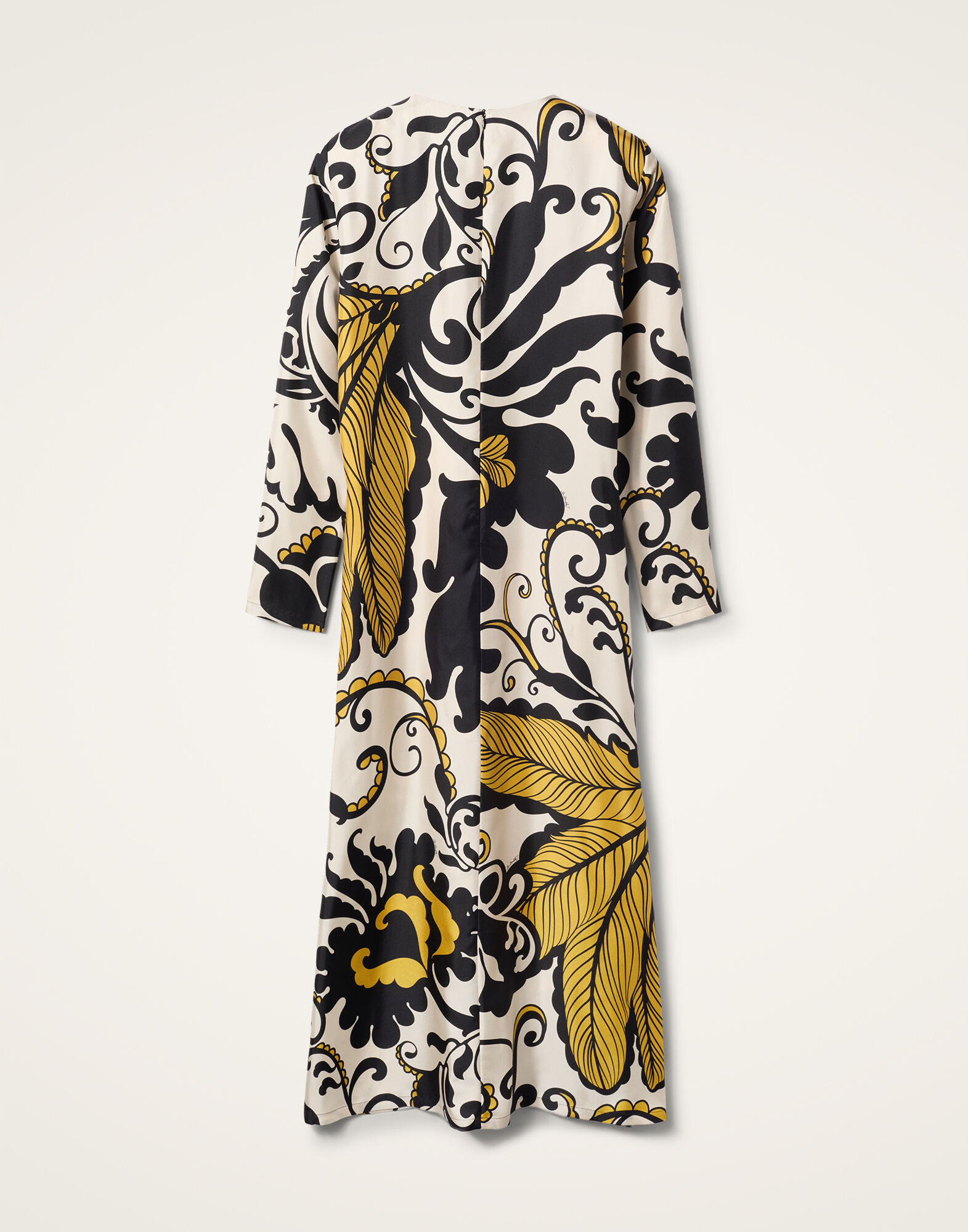 La DoubleJ Long Sleeve Swing Dress Marea Black & White DRE0184SIL001MRE01BL03