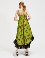 LaDoubleJ La Scala Dress LaDoubleJ La Scala Dress Chirpy Cactus Verde DRE0160COT005CHI0002