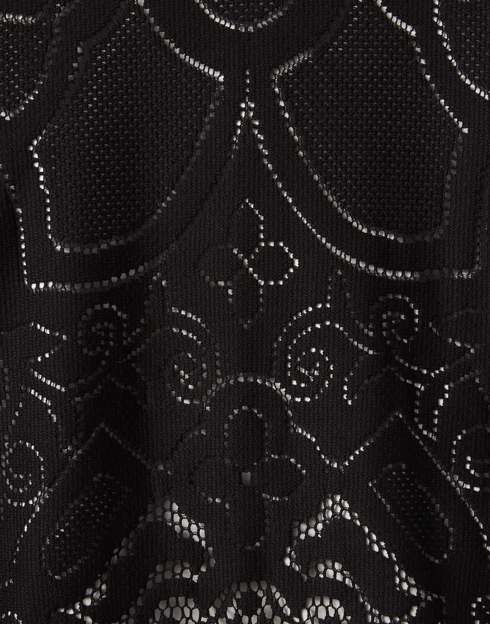 トップス ESTNATION Black Designed Blouse Lacey Make An Exit Top in Solid Black for Women | La DoubleJ