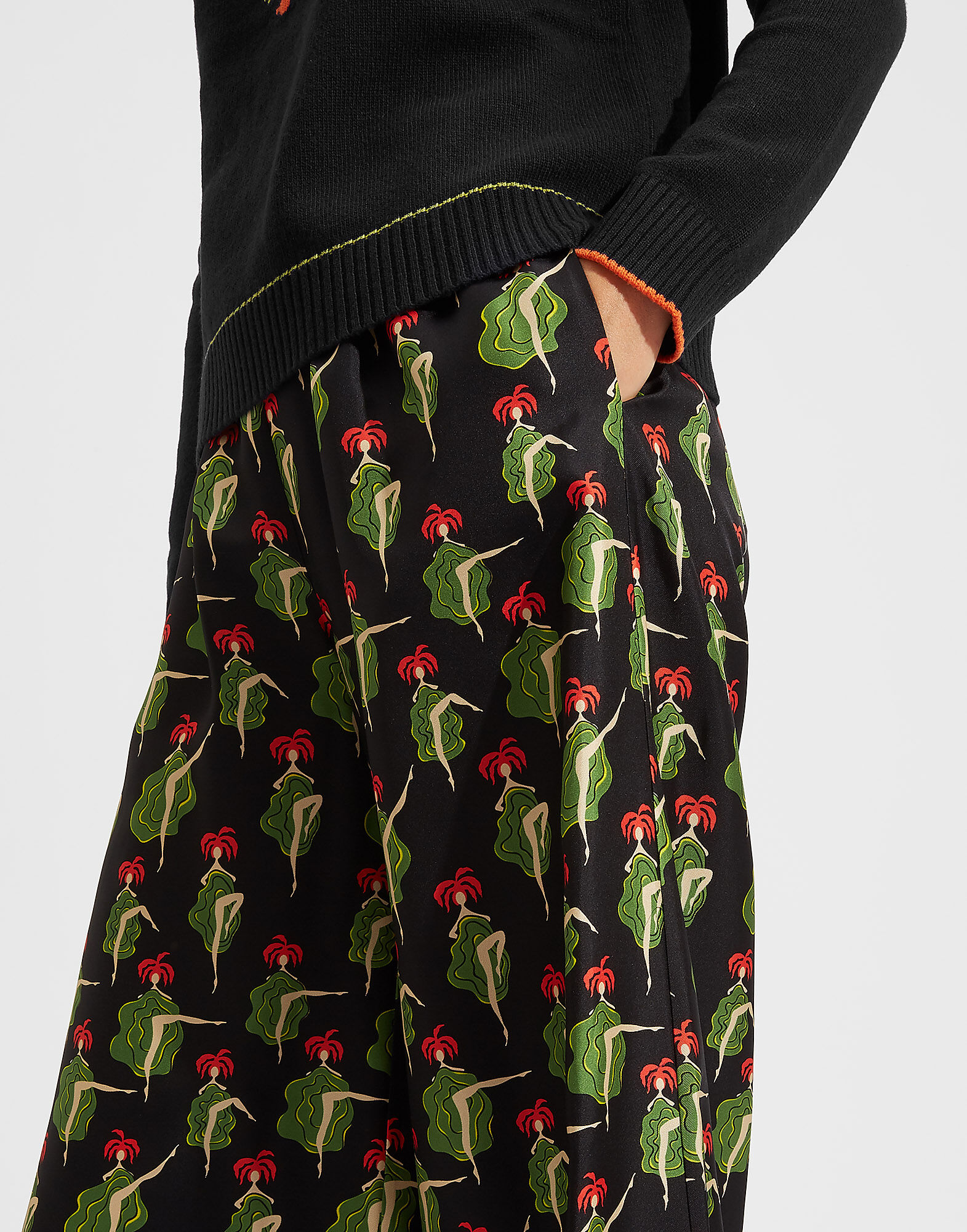 LaDoubleJ Palazzo Pants Can Can TRO0003SIL001CAN0001