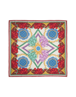 La DoubleJ Scarf Double (90X90) La DoubleJ Scarf Double (90X90) Taormina Placée Ivory SCA0039SIL006LRT01WH04