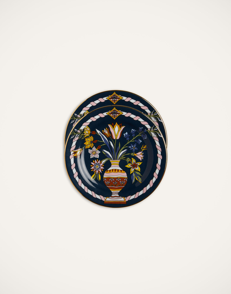 La DoubleJ Dessert Plates Set Of 2 La DoubleJ Dessert Plates Set Of 2 Pietre Dure DIS0063CER001PDR0001