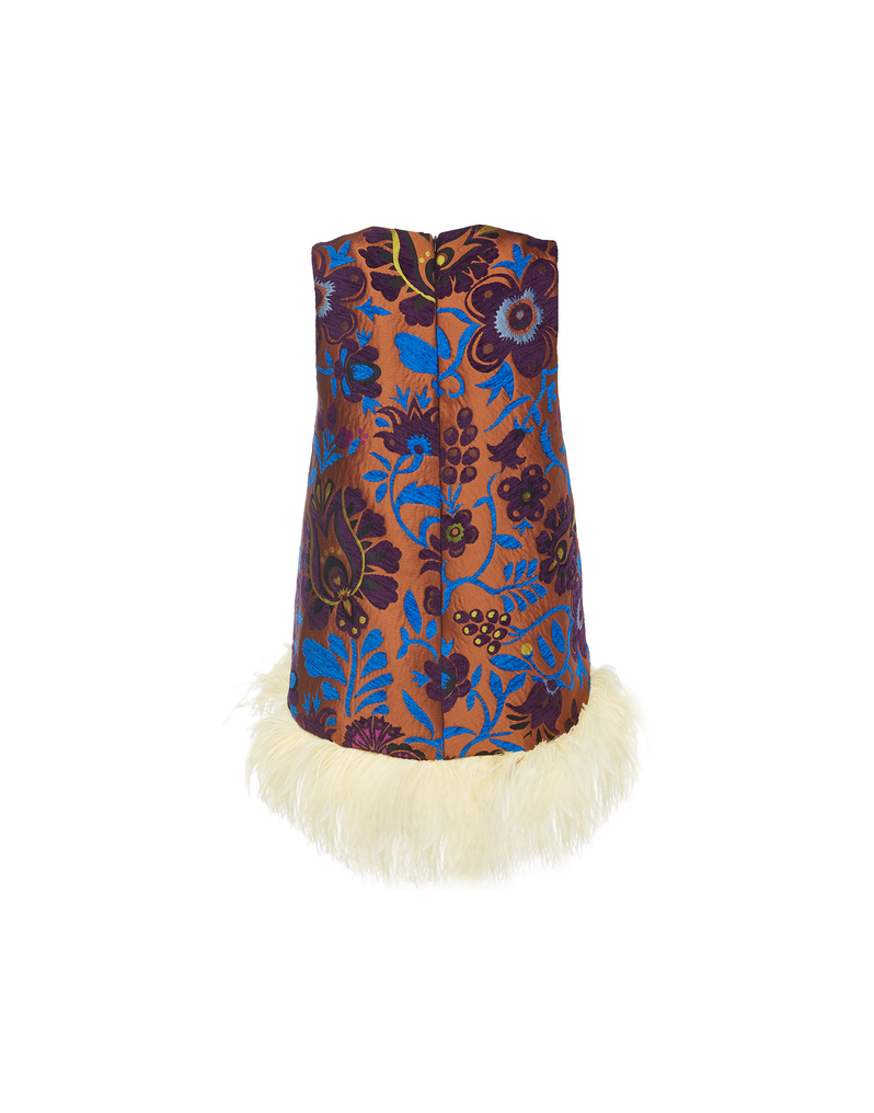 LaDoubleJ La Scala Top (With Feathers) LaDoubleJ La Scala Top (With Feathers) Jacquard Selva TOP0013JAC025SEL0003