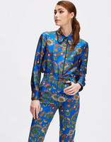 LaDoubleJ Rodeo Shirt LaDoubleJ Rodeo Shirt Thistle Blu SHI0025SIL001THI0002