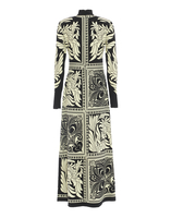 La DoubleJ Halle Dress La DoubleJ Halle Dress Mix Tiles Placée Black DRE0444VIS011MIX01BL01