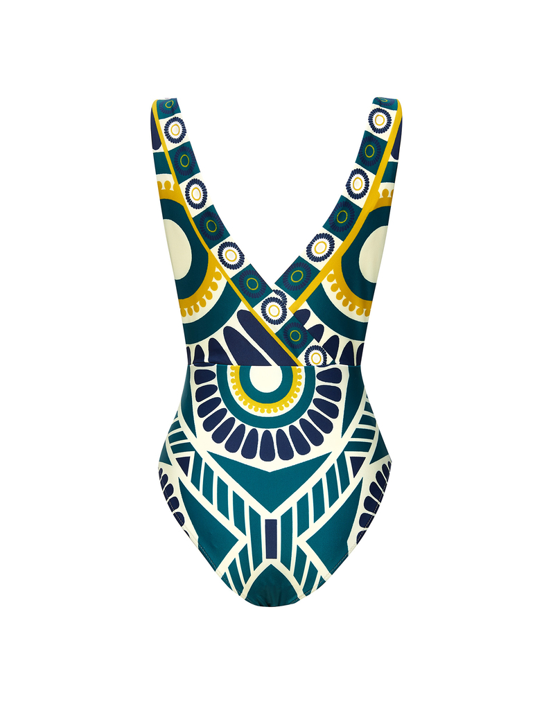 La DoubleJ Hazzard Swimsuit La DoubleJ Hazzard Swimsuit Blue Solar Placée SWI0040LYC003SOL0005
