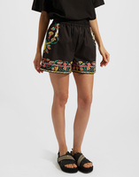 La DoubleJ Pull-Up Shorts La DoubleJ Pull-Up Shorts Borboni Placée Nero TRO0060COT015BRN02BL01