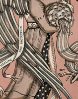 La DoubleJ Disk Placemat La DoubleJ Disk Placemat The Angel PMT0016CRK001ANG01BR11