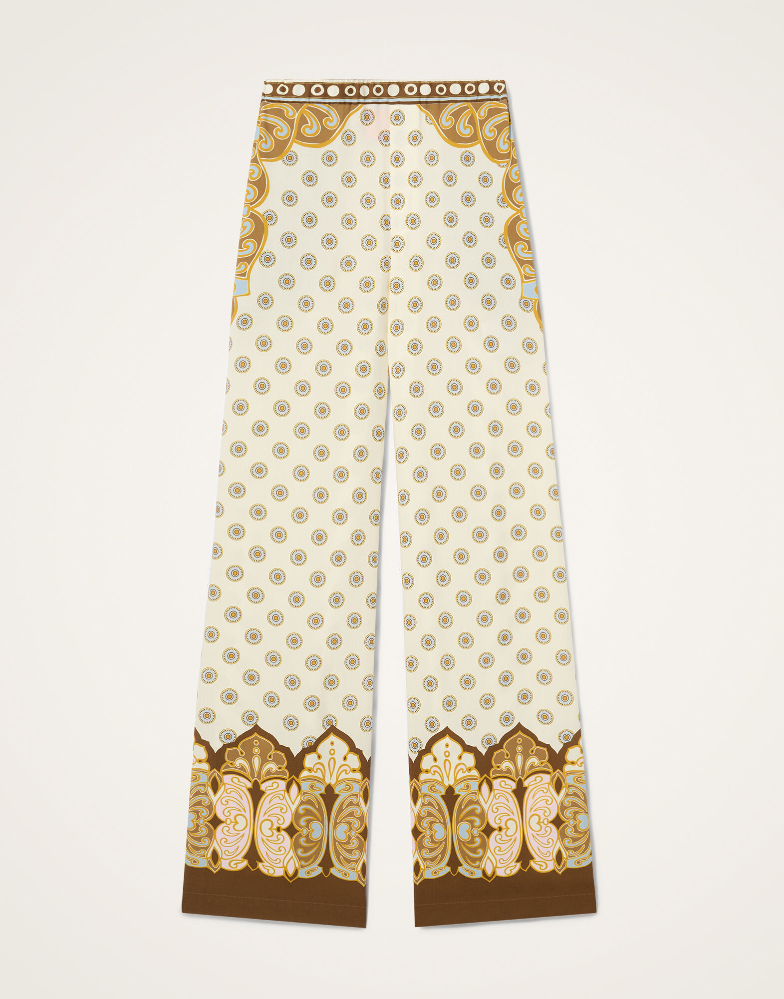 La DoubleJ Club Pants Cocoon Plac&eacute;e Brown TRO0210VIS033COC02BR02