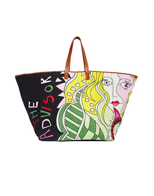 La DoubleJ Big Mama Tote Bag Athena BAG0003COT005ATH0004
